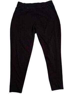 Lildy Black Ponte Jeggings 2XL 3XL Plus Size Pull On High Rise Stretch Pants